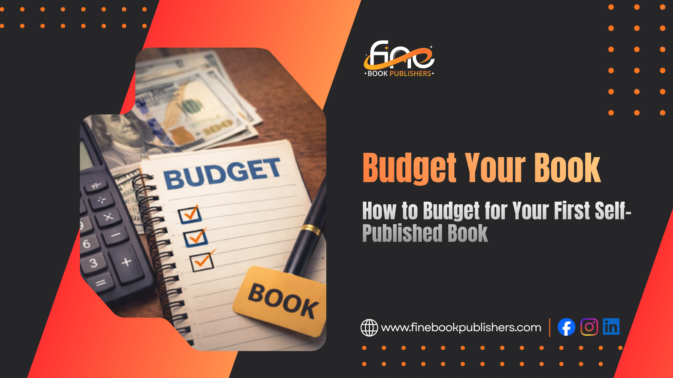 publishing budget, author finance