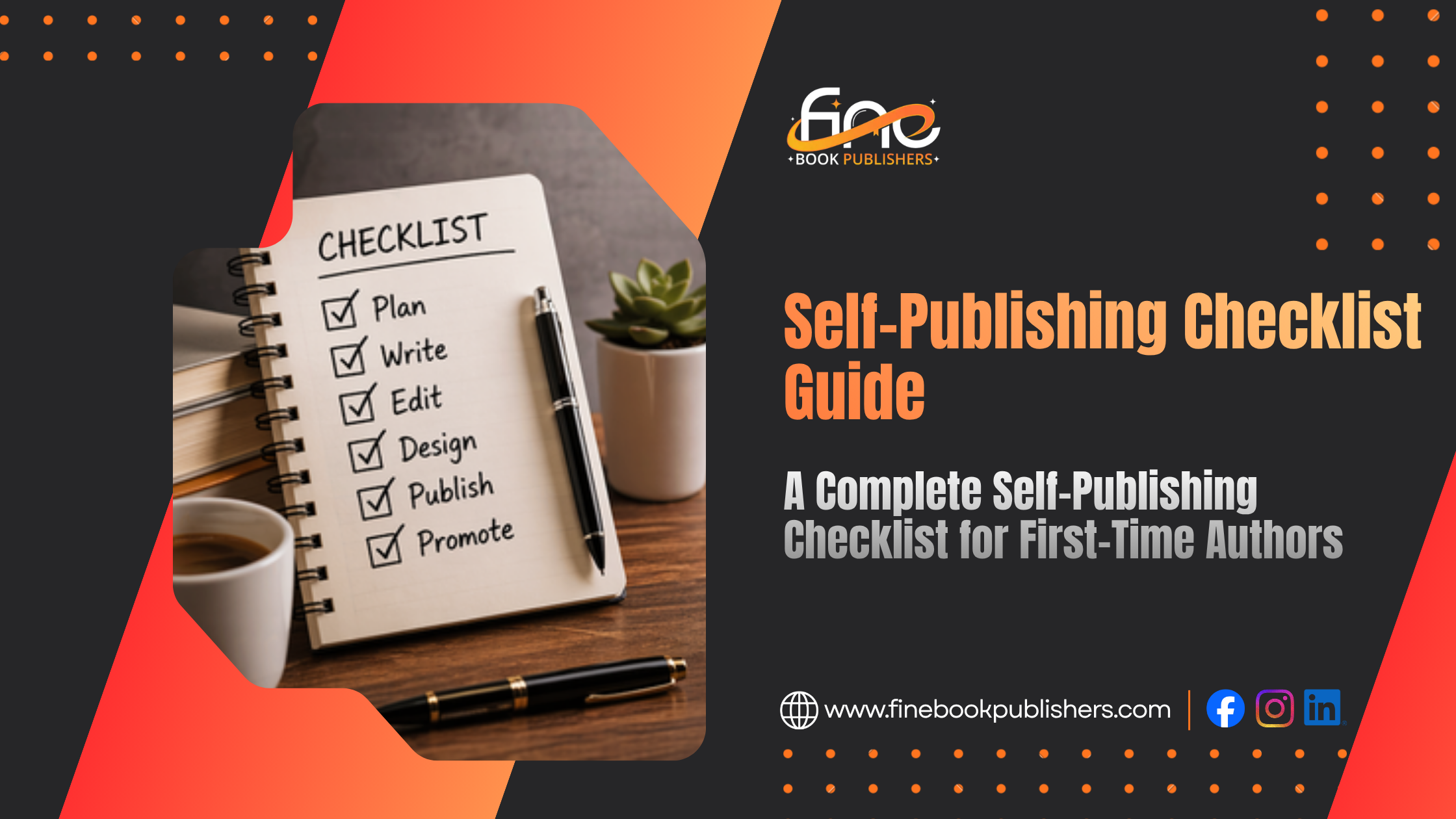 A Complete Self-Publishing Checklist for First-Time Authors