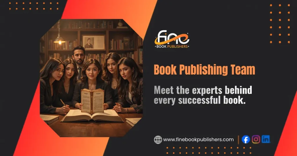 Professional book publishing team behind a successful book