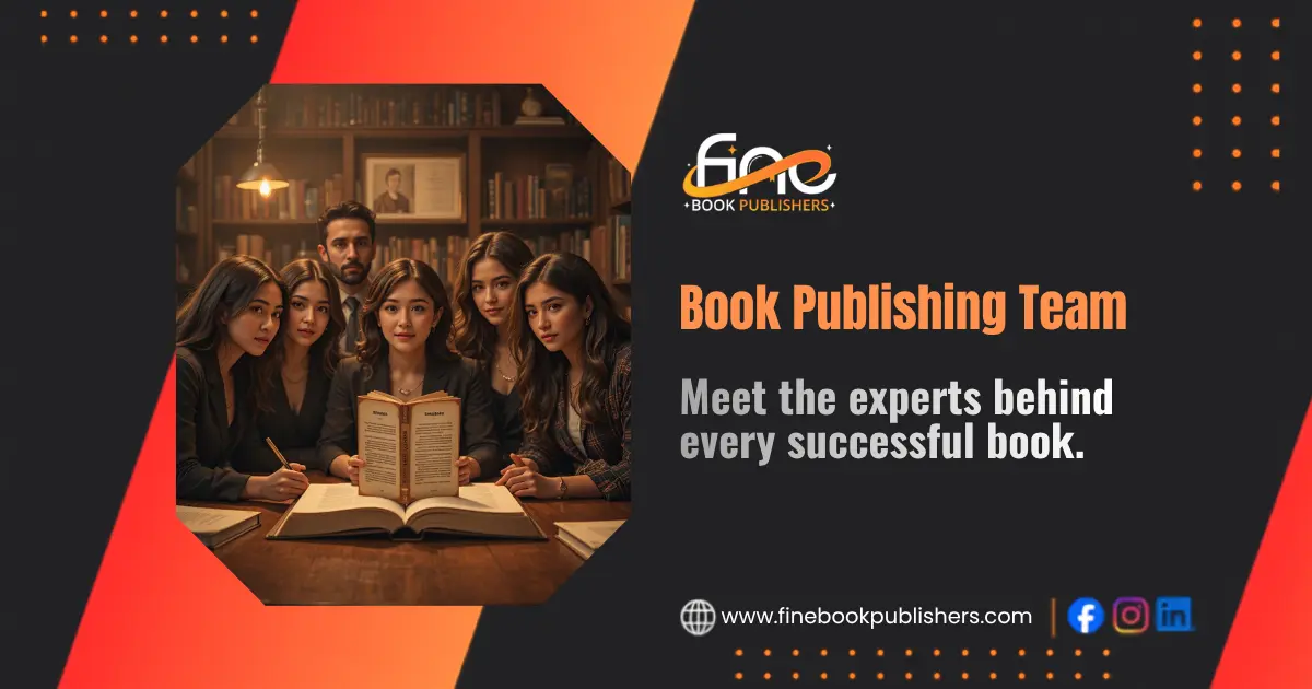 Professional book publishing team behind a successful book